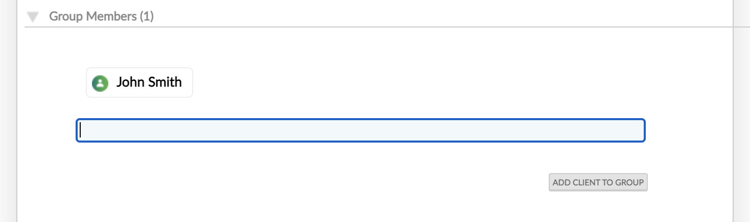 Adding John Smith as a member to a group.